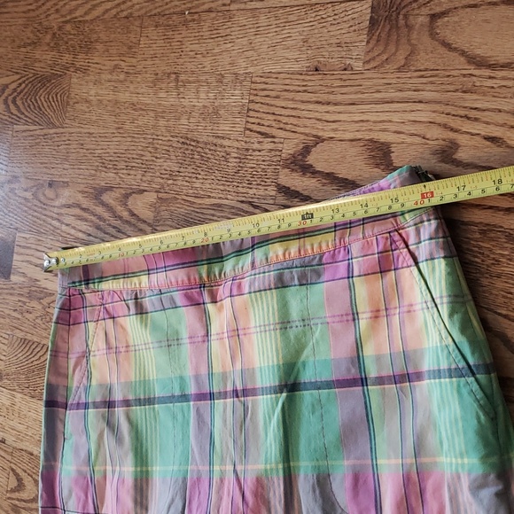 (6) POLO Golf Ralph Lauren Plaid Pastel Skort Athleisure Outdoor Sporty - Picture 5 of 7